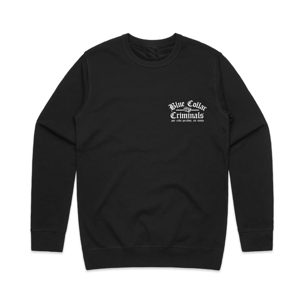 Santo Jesus Black Sweatshirt