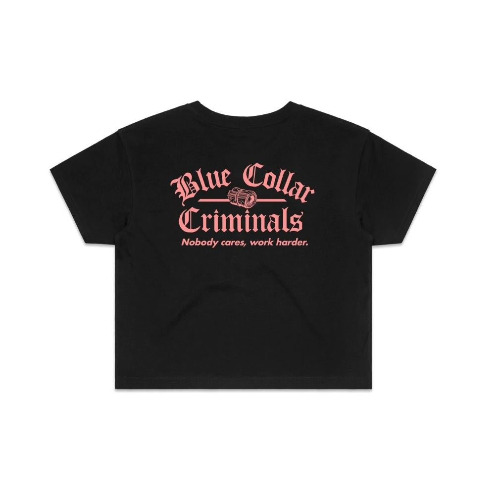 OG Logo Women's Crop Top Black & Pink
