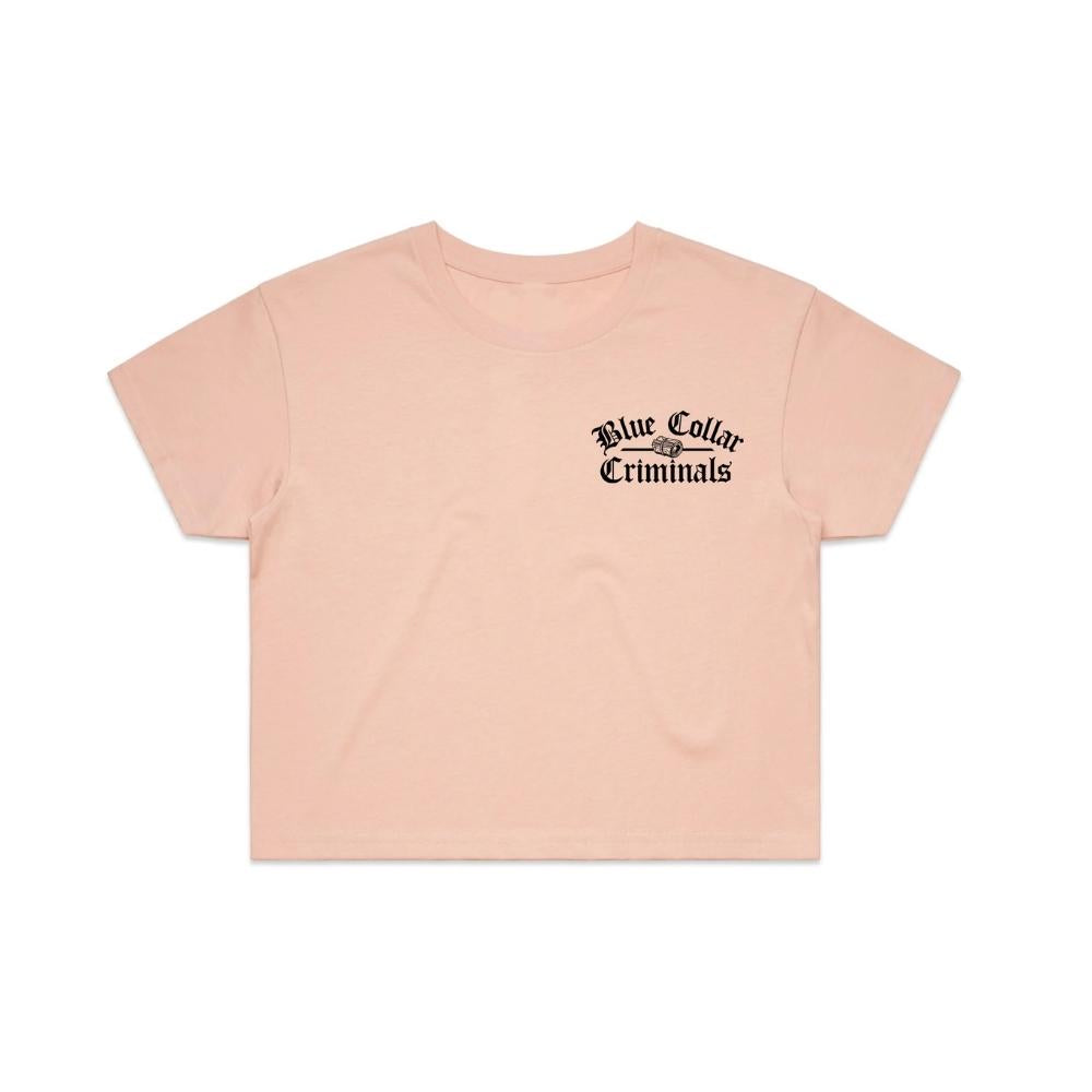 OG Logo Women's Crop Top Pale Pink