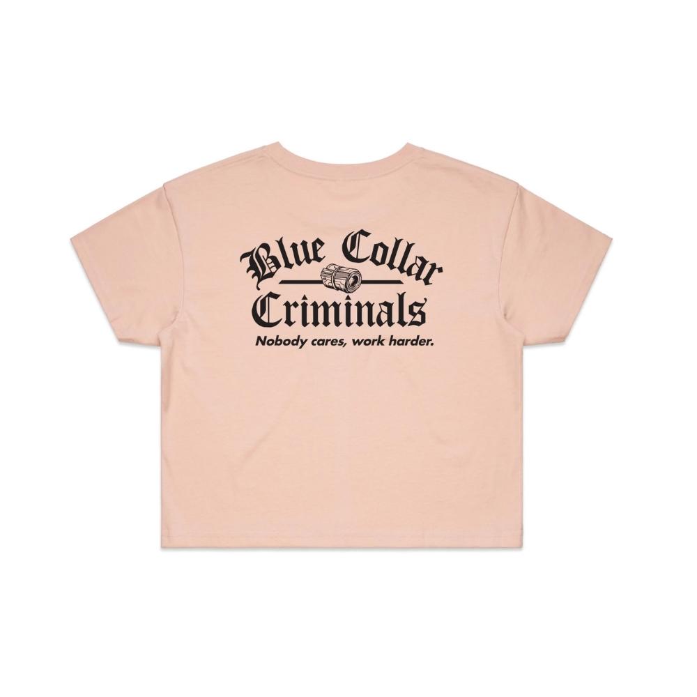 OG Logo Women's Crop Top Pale Pink