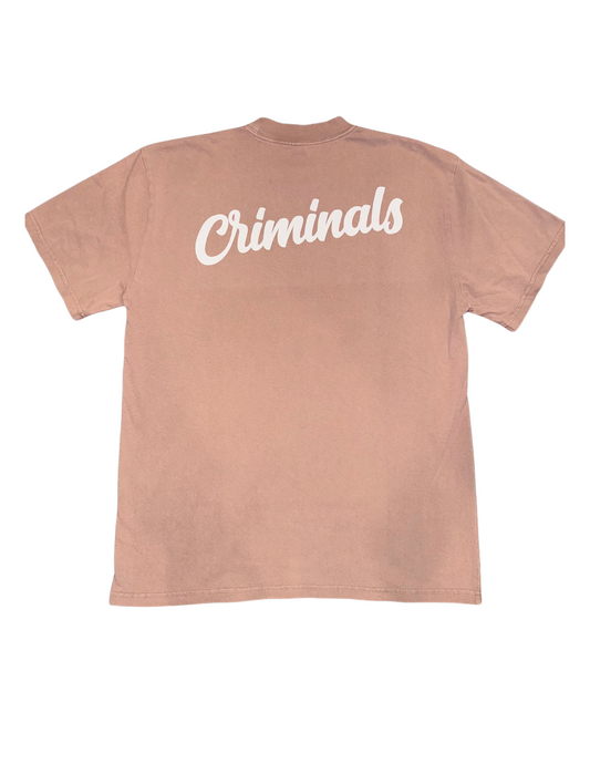 Updated Criminals Logo T-Shirt Dusty Rose