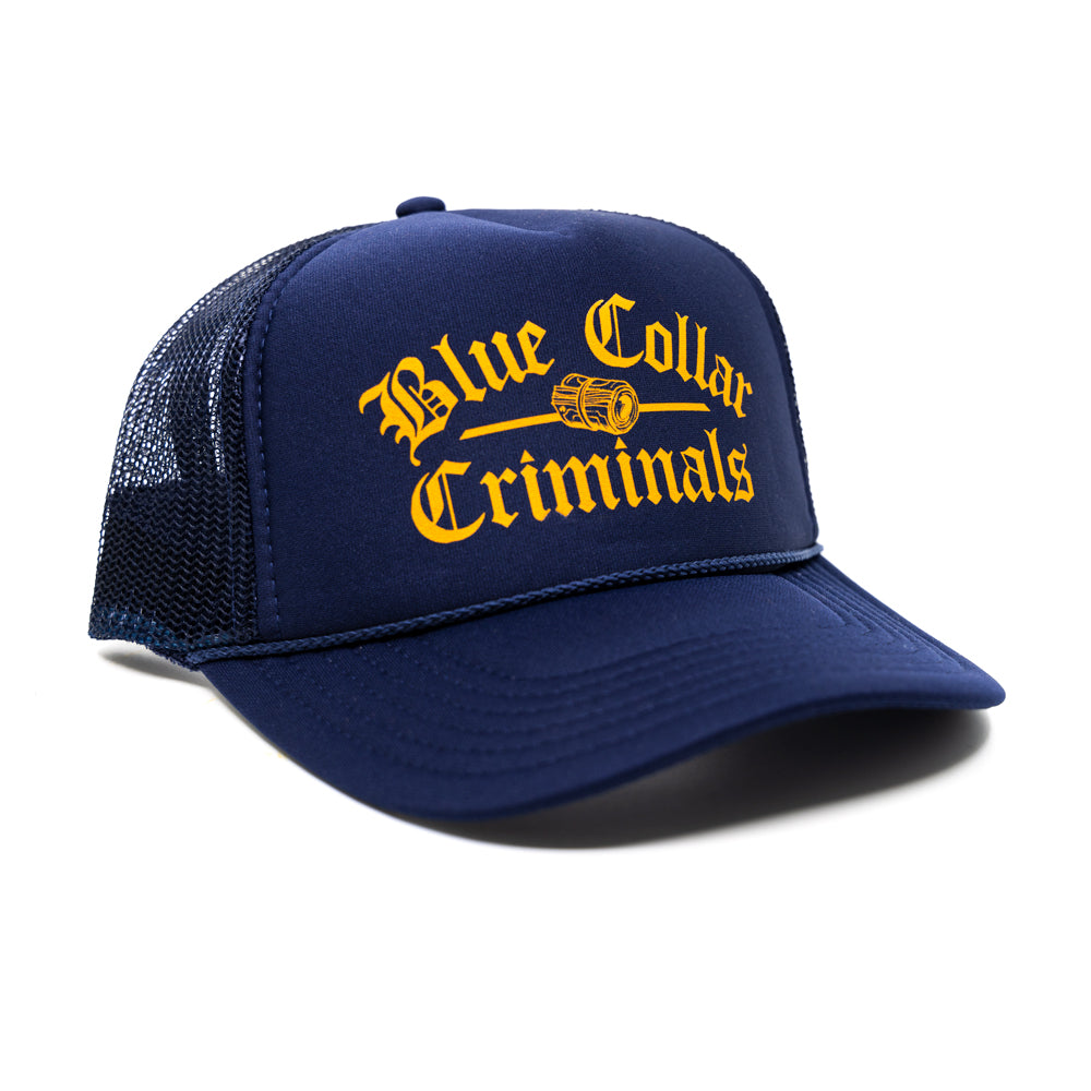 OG Logo Navy & Orange Trucker