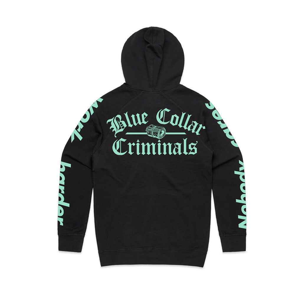 OG Logo Black & Mint Hoodie