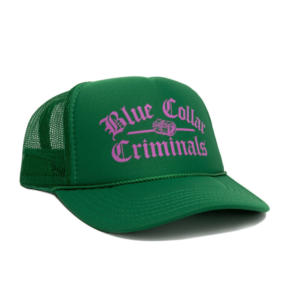 OG Logo Green & Pink Trucker