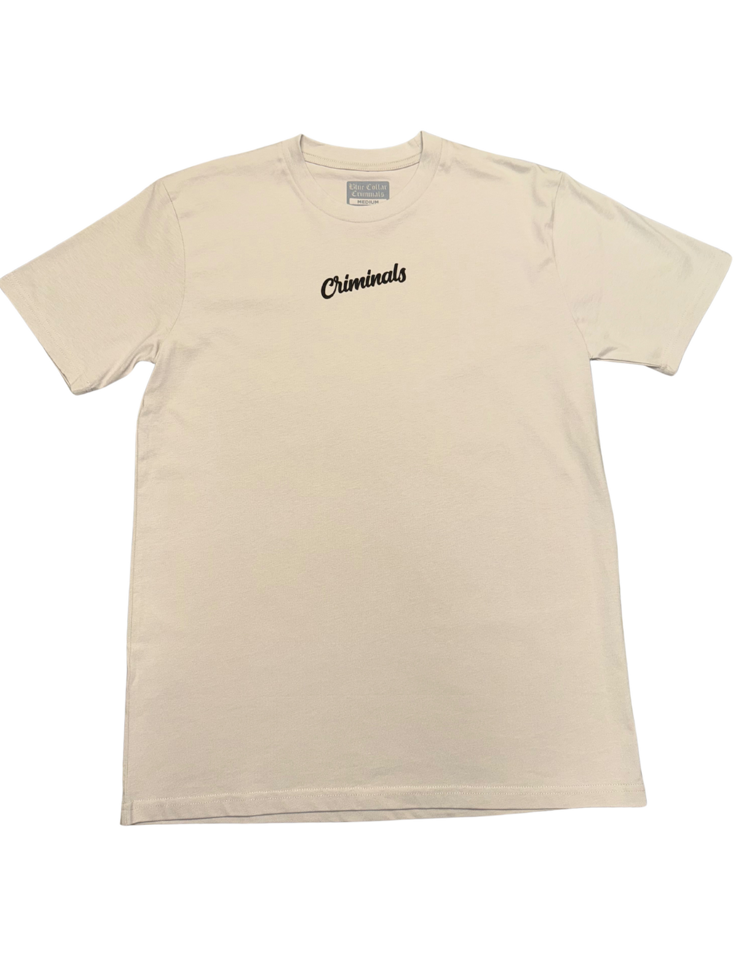 Criminals Logo T-Shirt Bone