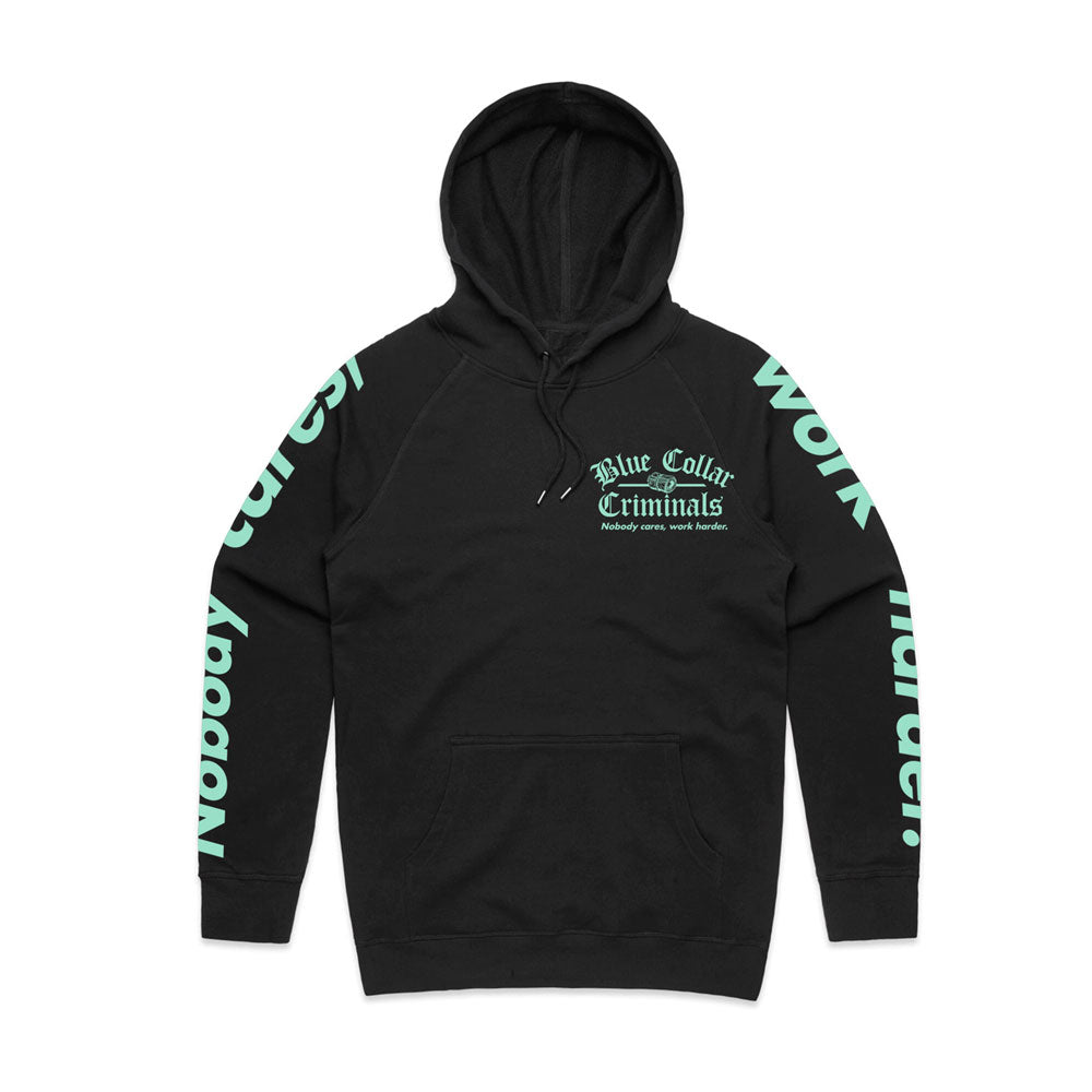 OG Logo Black & Mint Hoodie